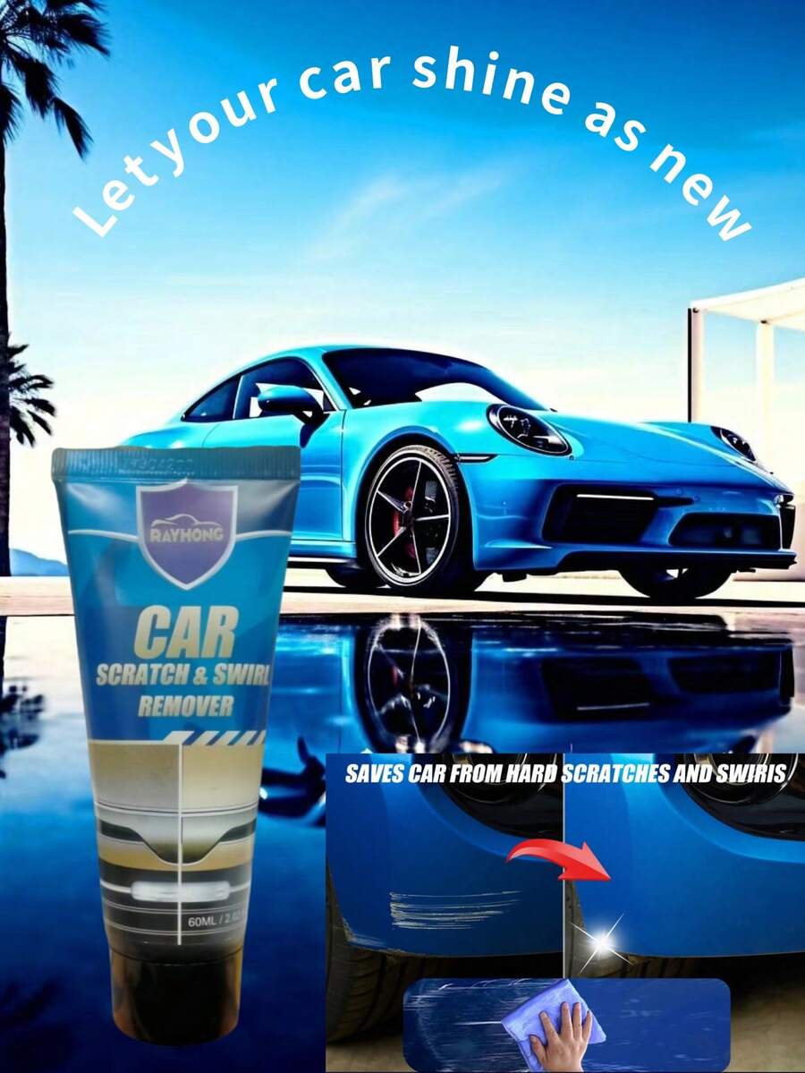 Car Scratch Repair Paste, Automotive Care Renewal Paint Scratch Scuff