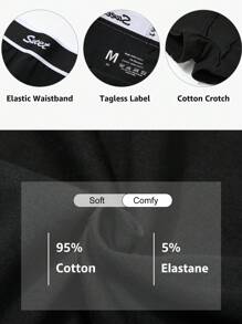 5条装女士舒适简约缎面蝴蝶结低腰平角内裤，适合日常穿着、运动和休闲。