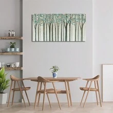 1 Bức Tranh Vải Không Khung Rừng Bạch Dương Xanh Lá Cây Trang Trí Nghệ Thuật Treo Tường Thiên Nhiên Thực Vật Động Vật Hoang Dã Cây Cảnh Nghệ Thuật Trang Trí Nhà Phòng Khách Phòng Ngủ Văn Phòng Trang Trí Tường Nghệ Thuật Treo Tường - Nhiều màu - Xem 2