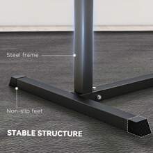 SPORTNOW Back Extension Bench Roman Chair, Hyperextension Bench With Adjustable Leg Roller For Back, Abdominal And Gluteal Training - Black - View 7