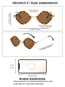 1 件色块拼接波西米亚风休闲可爱优雅性感复古街头服饰宫廷风 PC（聚碳酸酯）时尚时尚眼镜沙滩配饰女士眼镜墨镜 - 彩色 - 查看 4