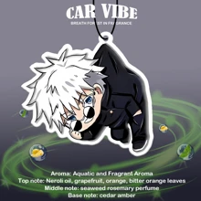 'GOJOSENSEI&SUKUNA'图案汽车空气清新剂汽车香薰汽车后视镜挂饰，汽车内饰装饰吊坠，衣柜香薰，圣诞节送给朋友的创意礼物