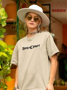 BlackClover Hage's Demon Anime Shirt Ref-0039 - Khaki - View 5