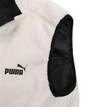 Sherpa Padded Vest, Unisex Jacket, Thick Warm Sportswear Casual Stand Collar - Beige - View 6