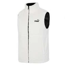 Sherpa Padded Vest, Unisex Jacket, Thick Warm Sportswear Casual Stand Collar - Beige - View 1