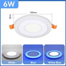 CANMEIJIA Led Ceiling Light Downlight Led Dimmable 220V Recessed Ceiling Lamp Round Square Panel Lamp Indoor Lighting Atmosphere Decoration Ceiling Light Creative Concealed Ceiling Light Is Suitable For Living Room/Dining Room/Bar/KTV - Dual Color Panel Light - View 14