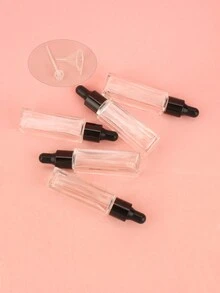 2件|3件|5件|10件|20件|30件透明方形10毫升化妆水/精油滴管瓶，便携式迷你样品香水精华水精华空玻璃小瓶 - 彩色 - 查看 19