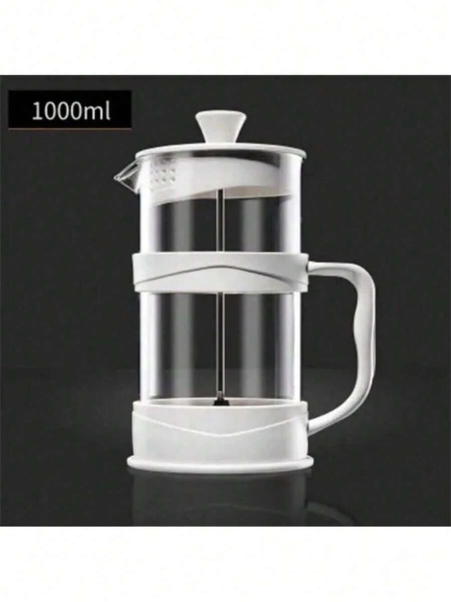Portable Manual French Presses Pot Coffee Maker Hand Filter Pot Glass