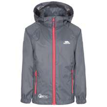 Trespass Kurtka Qikpac X Unisex Packaway dla dzieci/dzieci (Flint)