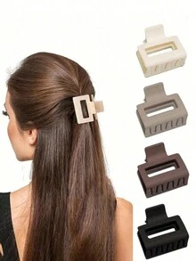1/8 件优质小号咖啡棕色发夹、刘海和侧发饰品 - 彩色 - 查看 3