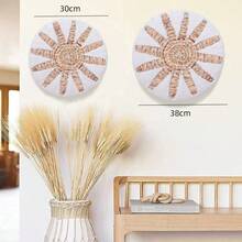 柳条制作的装饰壁挂，宁静的风格，适合客厅、餐厅、卧室、入口处 - 彩色 - 查看 2