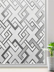 1 cuộn phim cửa sổ mờ phim bảo vệ cửa sổ phim tĩnh bám cửa sổ vinyl kính mờ nhãn dán không dính chống tia cực tím mờ hình vuông cho văn phòng phòng ngủ phòng khách - Nhiều màu - Xem 12