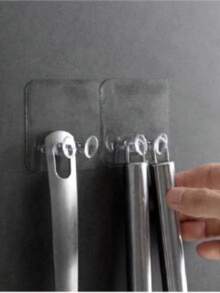 20Pcs Wall Socket Hook/Holder/Transparent With Strong Adhesive/Creative Socket Hook Promotion - Nhiều màu - Xem 3