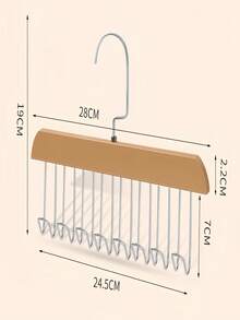 1 Giá treo quần áo bằng gỗ, Giá treo quần áo bằng gỗ đa năng để đựng áo ngực, áo ba lỗ, phụ kiện, trưng bày quần áo - Nhiều màu - Xem 2