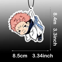 'GOJOSENSEI&SUKUNA'图案汽车空气清新剂汽车香薰汽车后视镜挂饰，汽车内饰装饰吊坠，衣柜香薰，圣诞节送给朋友的创意礼物