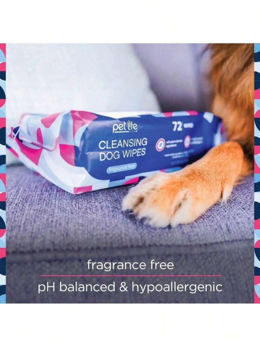 Cleansing Dog Wipes, Fragrance Free, 72ct SHEIN USA