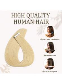 Kercsityn Ekstensi Rambut Tape In Rambut Manusia 10-24 Inci Warna Piano Rambut Lurus Halus Remy Rambut Manusia Tanpa Sambungan Ekstensi Rambut Tape In Kulit 20 Pcs - S613 - View 5