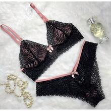 Kit With 5 Sets Of Panties And Bras Without Lace Cups, Various Colors, Lingerie (Two-Tone) - Nhiều màu - Xem 7