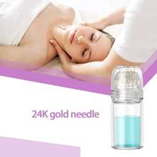 5毫升可填充式微针滚轮 - 中性护肤工具，精华滚轮，钛金微针滚轮 - 0.5毫米微针（不含精华液），米诺地尔，微针滚轮，微针疗法，美容，护肤，水疗，自我护理，护肤工具，面部护理，美容师用品，按摩，面部按摩工具 - 無色 - 查看 4