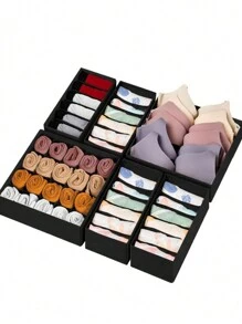 1 szt. Pudełko do przechowywania bielizny z wieloma kratkami Dekoracje jesienne Dekoracje festiwalowe Dekoracje pokoju Dekoracje domowe Dekoracje jesienne Dekoracje sypialni