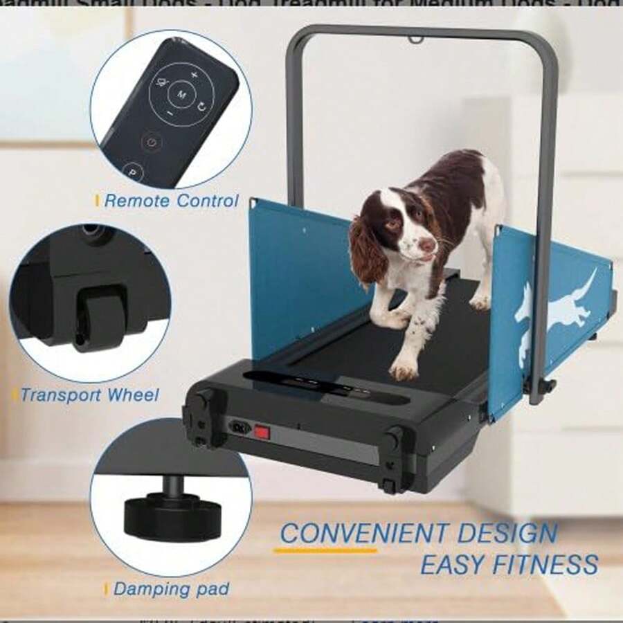 Dog Treadmill Pet Dog Running Machine 1.5HP Folding Small Dog Fitness