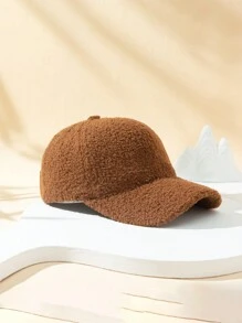 1 chiếc mũ bóng chày Teddy mềm có thể điều chỉnh cho nữ, mũ chống nắng ngoài trời, thích hợp cho du lịch mùa xuân/thu, kỳ nghỉ ở bãi biển, mũ phong cách Y2K cổ điển cho nam - mũ bóng chày - Xem 16