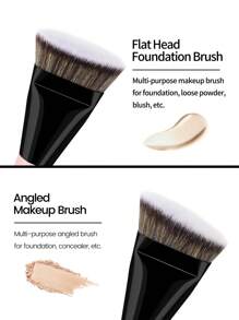 MAANGE Bộ 4 cọ trang điểm mặt chuyên nghiệp kèm cọ nền, cọ má hồng, cọ phấn phủ dạng bột, cọ tạo khối, cọ tạo khối sáng, cọ phấn mắt, cọ che khuyết điểm, dụng cụ trang điểm, quà tặng cho phụ nữ và bé gái Bộ cọ trang điểm du lịch - Hồng - Xem 9