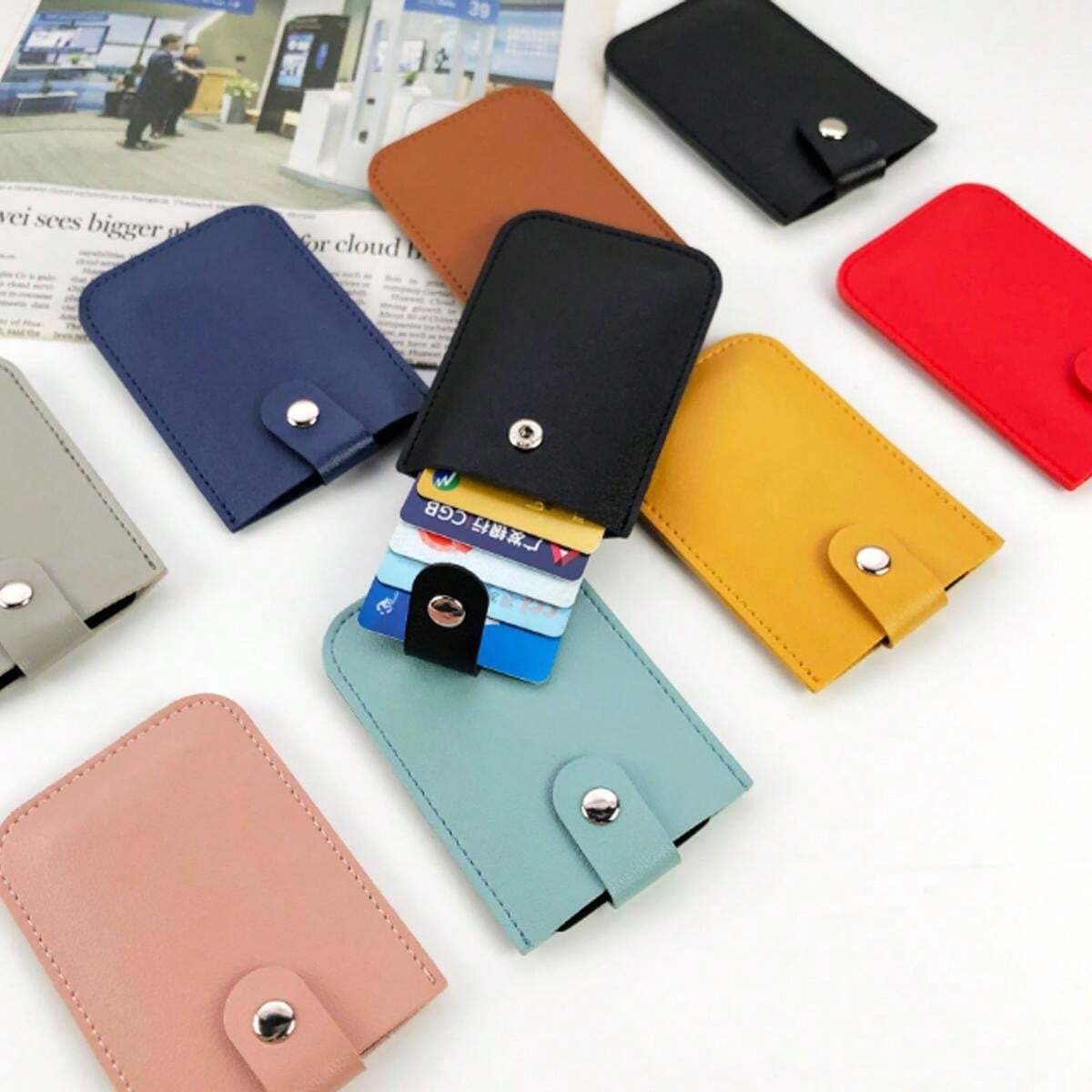 Cartera Hombre Poliuretano Con Cremallera | Múltiples Ranuras Para Tarjetas | Compacta Para Viaje Y Diario