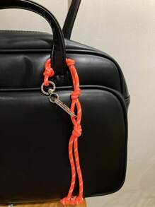 Colorful Braided Rope Creative Bag Charm Couple Bracelet Anklet Bag Accessories Multipurpose DIY Nylon Cord Fashion Car Keychain For Young Men Women College Students Christmas Gifts Gift Thanksgiving
