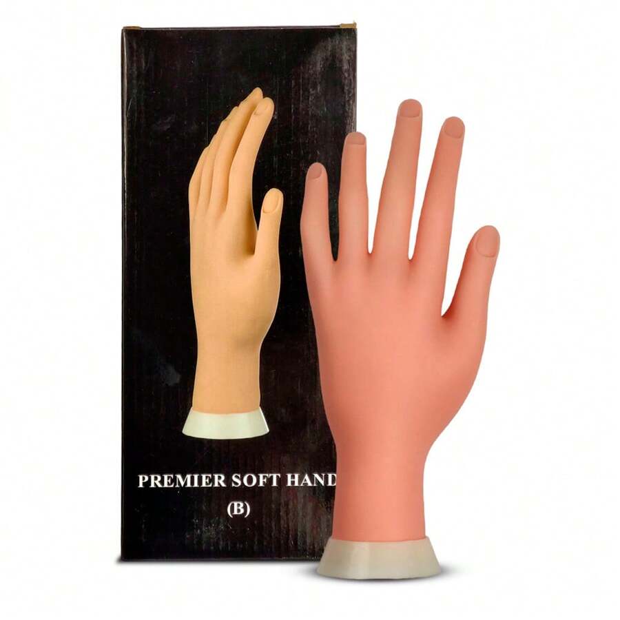 Premier Soft Hand Silicone Manicure Training Hand - 米色 - 查看 1