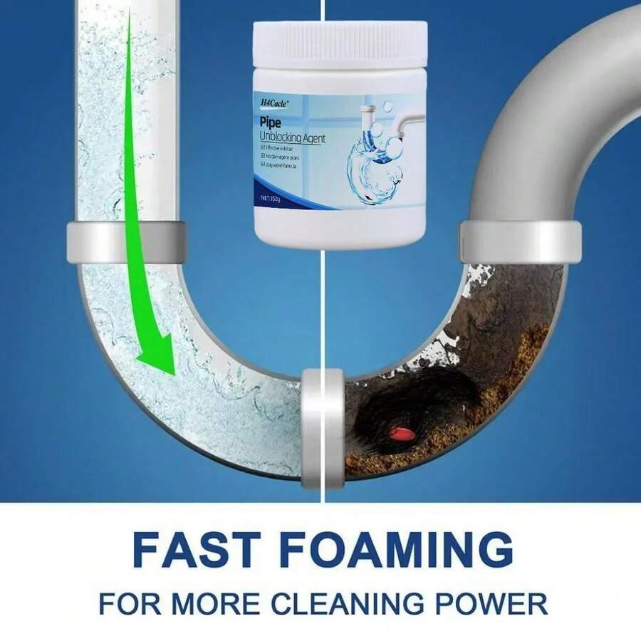 H4Cacle H4Cacle Pipe Dredging Agent Powerfully Dissolves Toilet Kitchen