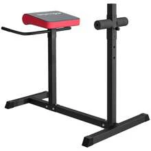 SPORTNOW Back Extension Bench Roman Chair, Hyperextension Bench With Adjustable Leg Roller For Back, Abdominal And Gluteal Training - Black - View 2