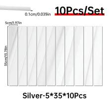 10 miếng dán tường gương bạc lấp lánh - Tự dính, có thể tái sử dụng, nhiều bề mặt, bề mặt bóng cho trang trí nhà hiện đại trong phòng khách, phòng ngủ, phòng tắm, văn phòng, miếng dán, đề can tường, đề can vinyl để trang trí nhà, vật dụng trang trí mùa xuân làm mới ngôi nhà của bạn, nhãn dán trang trí lễ hội quà tặng sinh nhật tốt nghiệp trang trí tường trang trí phòng gương treo tường gương cho phòng trang trí phòng tắm trang trí phòng khách - Nhiều màu - Xem 12