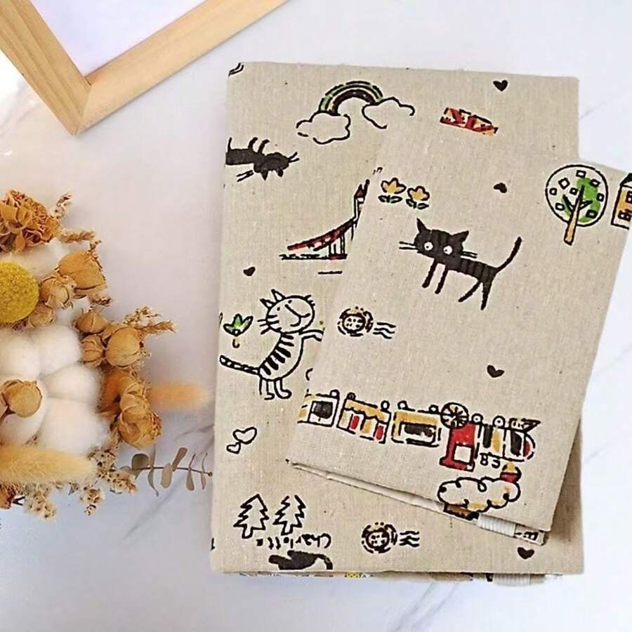 Bìa sổ tay A5/A6 Cat Garden, Vỏ bảo vệ sổ kế hoạch Vỏ bảo vệ sổ tay Văn phòng phẩm