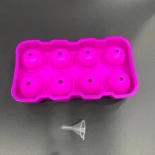 1 件 160 格硅胶冰格,硅胶 160 格冰格小冰块,碎冰格,方形冰格,8 格冰球,4 格钻石冰格 - 黑色 - 查看 26