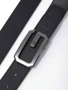FION Genuine Leather Belt Casual Business Premium Sense Of Niche Hundred Suit Pants Belt NEAEJNC011 - Black - View 7