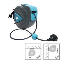 Froadp Automatic Cable Reel Automatic Wall Mounted 20m Cable 180° Extension Wall Mount Bracket - Grey - View 5