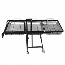 Black 3-Tier Fruit And Vegetable Storage Cart