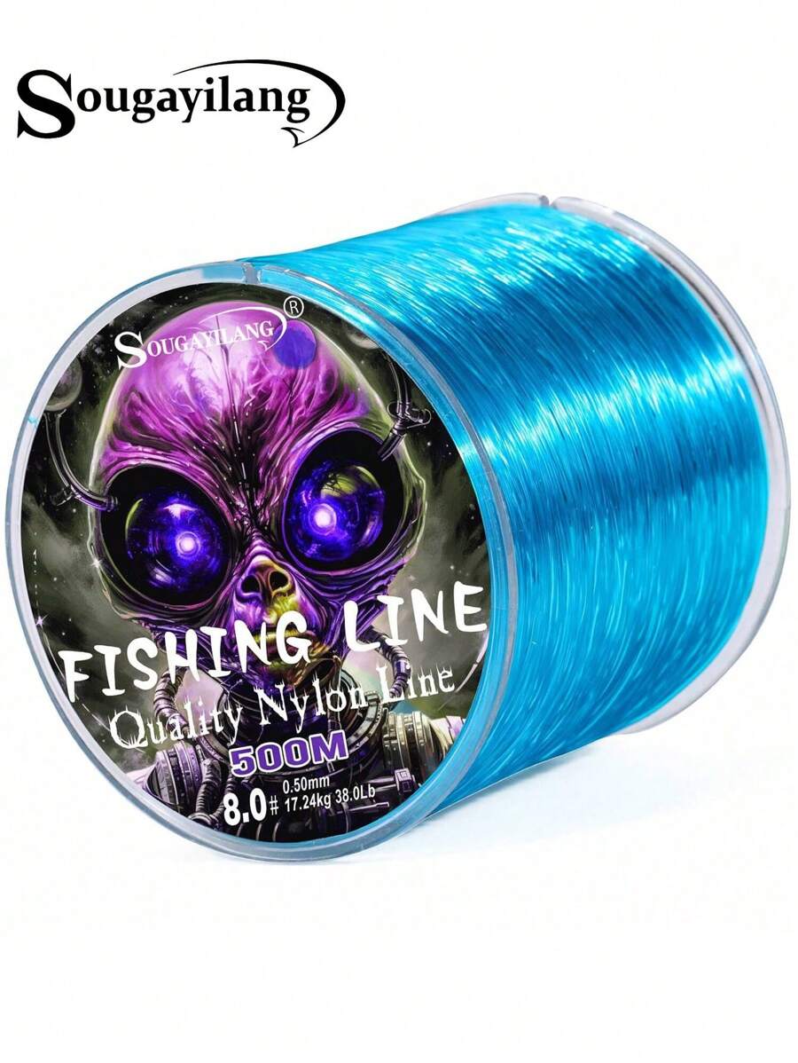 SOUGAYILANG New Style 100m-500m High Quality Nylon Fishing Line Dia: 0.14MM-0.50MM 7LB-38LB Low Water Absorption High Abrasion Resisitance For Carp Fish Wire