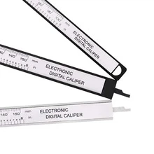 150mm 100mm Electronic Digital Caliper Carbon Fiber Dial Vernier Caliper Micrometer Measuring Tool Digital Ruler