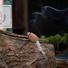 10 件香珠，每颗燃烧时间约 10 分钟，檀香，沉香，室内香，回流香 - 彩色 - 查看 3