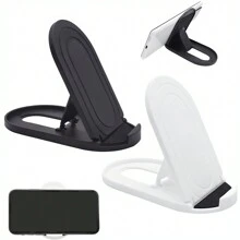 1pc Portable Foldable Desktop Cellphone Stand, Adjustable Multi-Angle Holder For Smartphones, Tablets, IPad, Suitable For Home, Office And Travel
