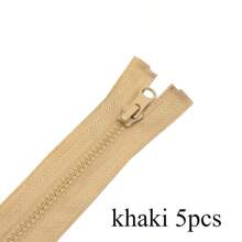 5 件 #3 树脂开口拉链，适用于服装、夹克和上衣，单面拉链，有多种颜色和尺寸可供选择 - 5件 - 查看 12