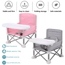 NetHong Baby Chair Foldable Infant Feeding Toddler Table Chair Portable Seat - Pink - View 10