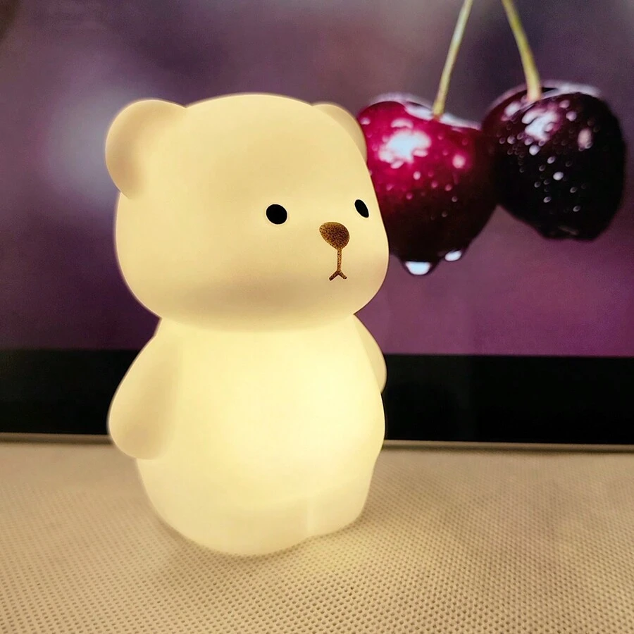 1 件/2 件可爱小假熊 LED 灯，万圣节、圣诞节派对装饰灯，适用于室内、客厅、卧室，是送给朋友、家人、学生、节日、生日的理想小礼物