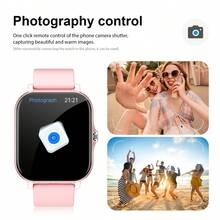 全新热销 1 件装硅胶表带男士智能手表，支持拨号/接听电话、计步器、卡路里燃烧跟踪、闹钟、来电和消息提醒，1.83 英寸全触摸屏，兼容 Android 和 IOS，超值礼物 - 多色 - 查看 5