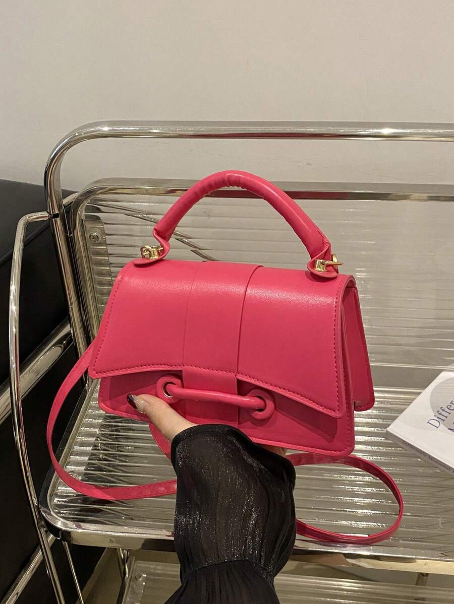 1pc Fashionable Casual Single Compartment Drawstring Bag With