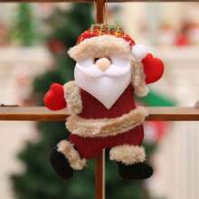 Đồ trang trí cây thông Noel, Đồ trang trí Giáng sinh, Phụ kiện cây thông Noel Búp bê Giáng sinh Ông già nhảy múa Người tuyết Hươu Gấu Búp bê vải Mặt dây chuyền nhỏ Quà tặng Mặt dây chuyền - Nhiều màu - Xem 12
