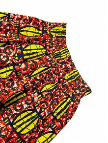 African Ankara Prints Maxi Skirt Party Wear - Multicolor - View 8