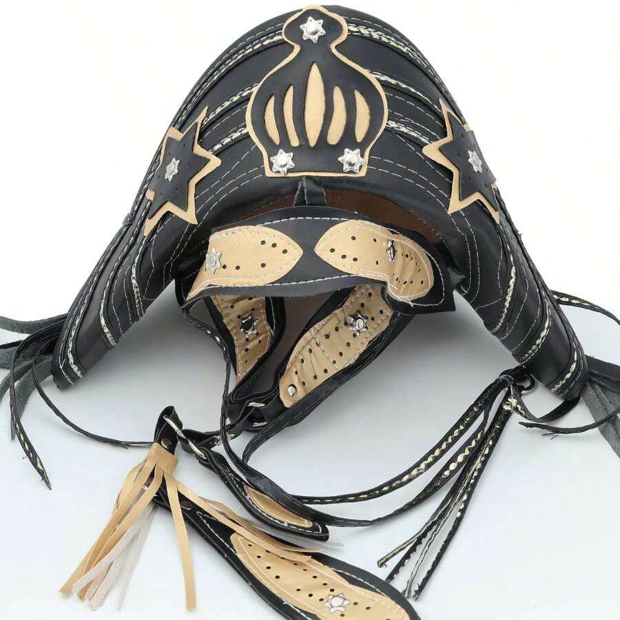 Gonzaga Leather Hat Luiz Gonzaga Northeastern Bandit Maria Bonita Lampião Backlands Northeast - màu đen - Xem 1